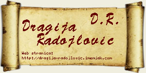 Dragija Radojlović vizit kartica
